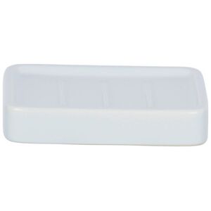 Wenko uchwyt na mydło Hexa 13 x 9,5 x 2,5 cm ceramiczny biały