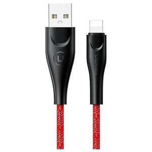 Kabel USB Usams USB-A - Lightning 1 m Czerwony (6958444983479)