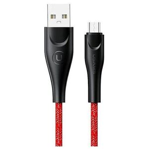 Kabel USB Usams USB-A - microUSB 3 m Czerwony (6958444983639)