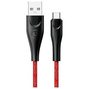 Kabel USB Usams USB-A - USB-C 3 m Czerwony (6958444983615)