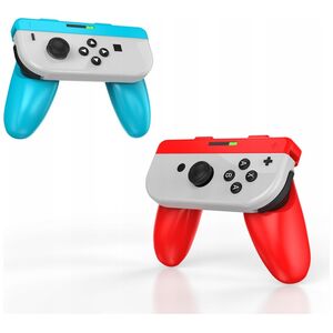 JYS uchwyty Handgrip na Joy-Con niebiesko-czerwone