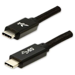 Kabel USB Logo USB-C - USB-C 2 m Czarny