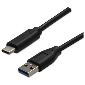 Kabel USB Neutralle USB-A - USB-C 1 m Czarny