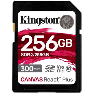 Karta Kingston Canvas React Plus SDXC 256 GB Class 10 UHS-II/U3 V90 (SDR2/256GB)