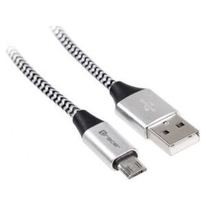 Kabel USB Tracer USB-A - microUSB 1 m Czarny (TRAKBK46928)