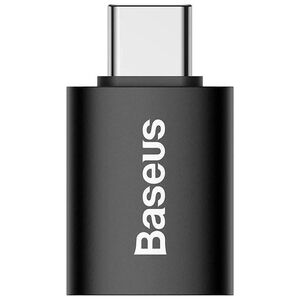 Adapter USB Baseus Ingenuity OTG USB-C - USB Czarny  (ZJJQ000001)