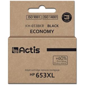 Tusz Actis Tusz Actis KH-653BKR (zamiennik HP 653XL 3YM75AE| Premium| 20ml| 575 stron| czarny)