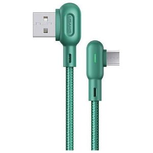Kabel USB Usams USB-A - microUSB 1.2 m Zielony (6958444948614)
