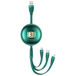 Kabel USB Usams USB-A - Lightning 1 m Zielony (Usa001135)