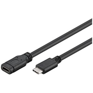 Kabel USB PremiumCord USB-C - USB-C 2 m Czarny (ku31mf2)