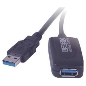 Kabel USB PremiumCord USB-A - USB-A 5 m Czarny (ku3rep5)