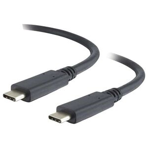 Kabel USB PremiumCord USB-C - USB-C 0.5 m Czarny (ku31ch05bk)