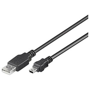 Kabel USB PremiumCord USB-A - miniUSB 2 m Czarny (ku2m2a)