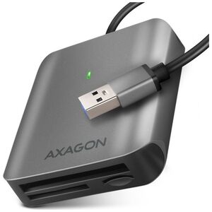 Czytnik Axagon AXAGON CRE-S3, USB-A 3.2 Gen 1 - czytnik kart SUPERSPEED, 3-slot & lun SD/microSD/CF, obsługa UHS-II