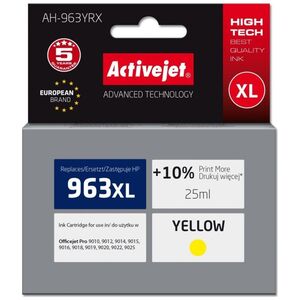 Tusz Activejet Tusz Activejet AH-963YRX (zamiennik HP 963XL 3JA29AE| Premium| 1760 stron| żółty)