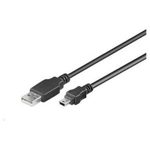 Kabel USB PremiumCord USB-A - miniUSB Czarny (ku2m02a)