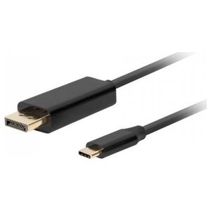 Adapter USB Lanberg Lanberg CA-CMDP-10CU-0018-BK adapter kablowy 1,8 m USB Type-C DisplayPort