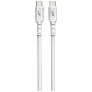 Kabel USB TB Print USB-C - USB-C 1 m Biały (AKTBXKUCC2SI10W)
