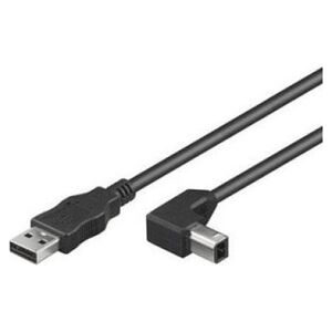 Kabel USB PremiumCord USB-A - USB-B 1 m Czarny (ku2ab1-90)