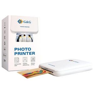 Drukarka fotograficzna G&G Mobilna drukarka fotograficzna G&G, GG-PP023