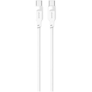 Kabel USB Usams USB-C - USB-C 1.2 m Biały (brak)