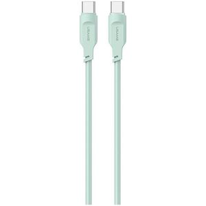 Kabel USB Usams USB-C - USB-C 1.2 m Zielony (brak)
