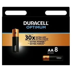 Duracell Bateria Alkaliczna Duracell OPTIMUM AA 8szt.  [334|6]