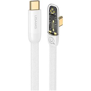 Kabel USB Usams USB-C - USB-C 1.2 m Biały (USA894)
