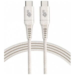 Kabel USB TB Print USB-C - USB-C 1 m Beżowy (AKTBXKUCC310EKO)
