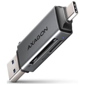Czytnik Axagon kart zewnętrzny USB 3.2 Gen 1 Type-C + Type-A SD/microSD