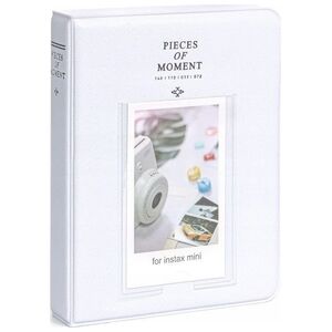 LoveInstant Album na Zdjęcia 64 szt. do Fujifilm INSTAX Mini 12 11 40 9 8 7s EVO LiPlay Link 2 SE / Pastelowy Biały