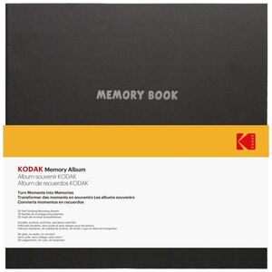 Kodak Kodak Album Na Zdjęcia Samoprzylepny 40 Stron Do Zdjęć A4 / A5 / A6 / Instax / Polaroid / Zink / Cat 9891-312 / Czarny