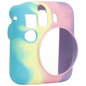 Pokrowiec LoveInstant Futerał Etui Pokrowiec Case Do Fujifilm Fuji Instax Mini 12 / Silikonowy / Tęcza