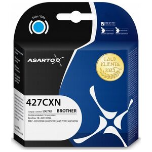Tusz Asarto Tusz Asarto do Brother 427CXN | LC427XLC | 5000 str. | cyan