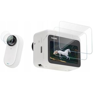SunnyLife Szkło Osłona Na Obiektyw + Ekran 2w1 Do Insta360 Go 3 I Action Pod / Ist-bhm587-2