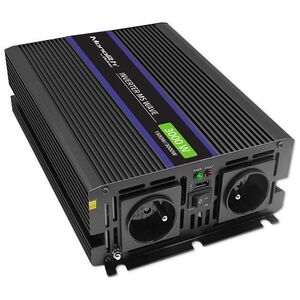 Przetwornica Qoltec Przetwornica napięcia Monolith 3000 MS Wave | 12V na 230V | 1500/3000W | USB