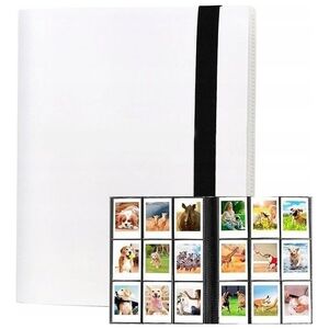 LoveInstant Album Na Zdjęcia 360 Zdjęć Do Fujifilm Instax Mini / Xiaomi / Polaroid / Canon / Hp / Kodak / Biały