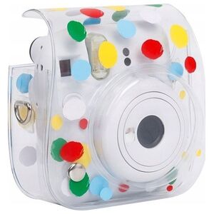 Pokrowiec LoveInstant Futerał Etui Pokrowiec do FujiFilm INSTAX Mini 12 / Kolorowe Kropki