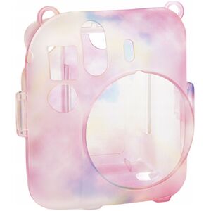 Pokrowiec LoveInstant Futerał Etui Pokrowiec Case do FujiFilm INSTAX Mini 12 + Kieszeń na Zdjęcia / Wielokolorowy Ciemny