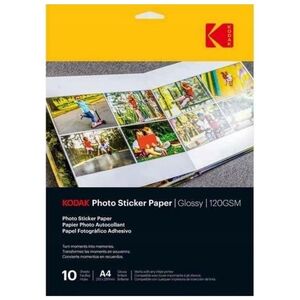 Kodak Papier Foto / Naklejki / Etykiety Samoprzylepne / Foto 10 szt. A4 21x30cm / KODAK / CAT 3510-645