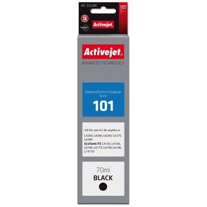 Tusz Activejet Activejet Tusz AE-101BK Buteleczka z atramentem - zamiennik Epson 101 Supreme 70 ml czarny -