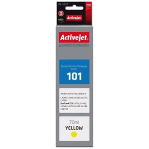 Tusz Activejet Activejet Tusz AE-101Y Buteleczka z atramentem - zamiennik Epson 101 Supreme 70 ml yellow -