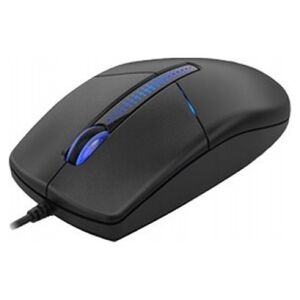 Mysz A4Tech A4tech N-530S, podsvícená kancelářská myš, 1200 DPI, USB, černá