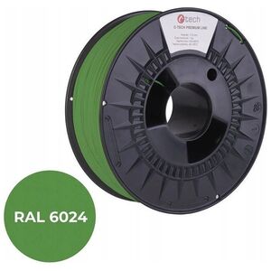 C-Tech C-TECH Tisková struna (filament) PREMIUM LINE, PETG, dopravní zelená, RAL6024, 1,75mm, 1kg
