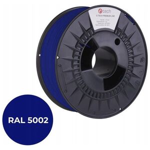 C-Tech C-TECH Tisková struna (filament) PREMIUM LINE, PETG, ultramarínová, RAL5002, 1,75mm, 1kg