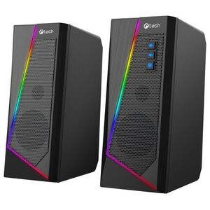 Głośniki komputerowe C-Tech C-TECH reproduktory SPK-17, 2.0, RGB, černá