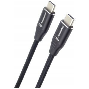 Kabel USB PremiumCord USB-C - USB-C 1 m Czarny (ku31cv1)
