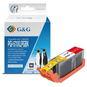 Tusz G&G kompatybilny z PGI-570XLBK, NP-C-0PG570XLBK, black, 20,4ml, ml