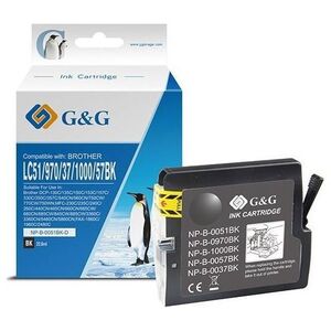Tusz G&G kompatybilny z LC-1000BK, LC-970BK, NP-B-0051BK/1000BK/970BK, black, 500s