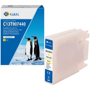 Tusz G&G G&G kompatybilny ink / tusz z C13T907440, NP-E-9074Y, yellow